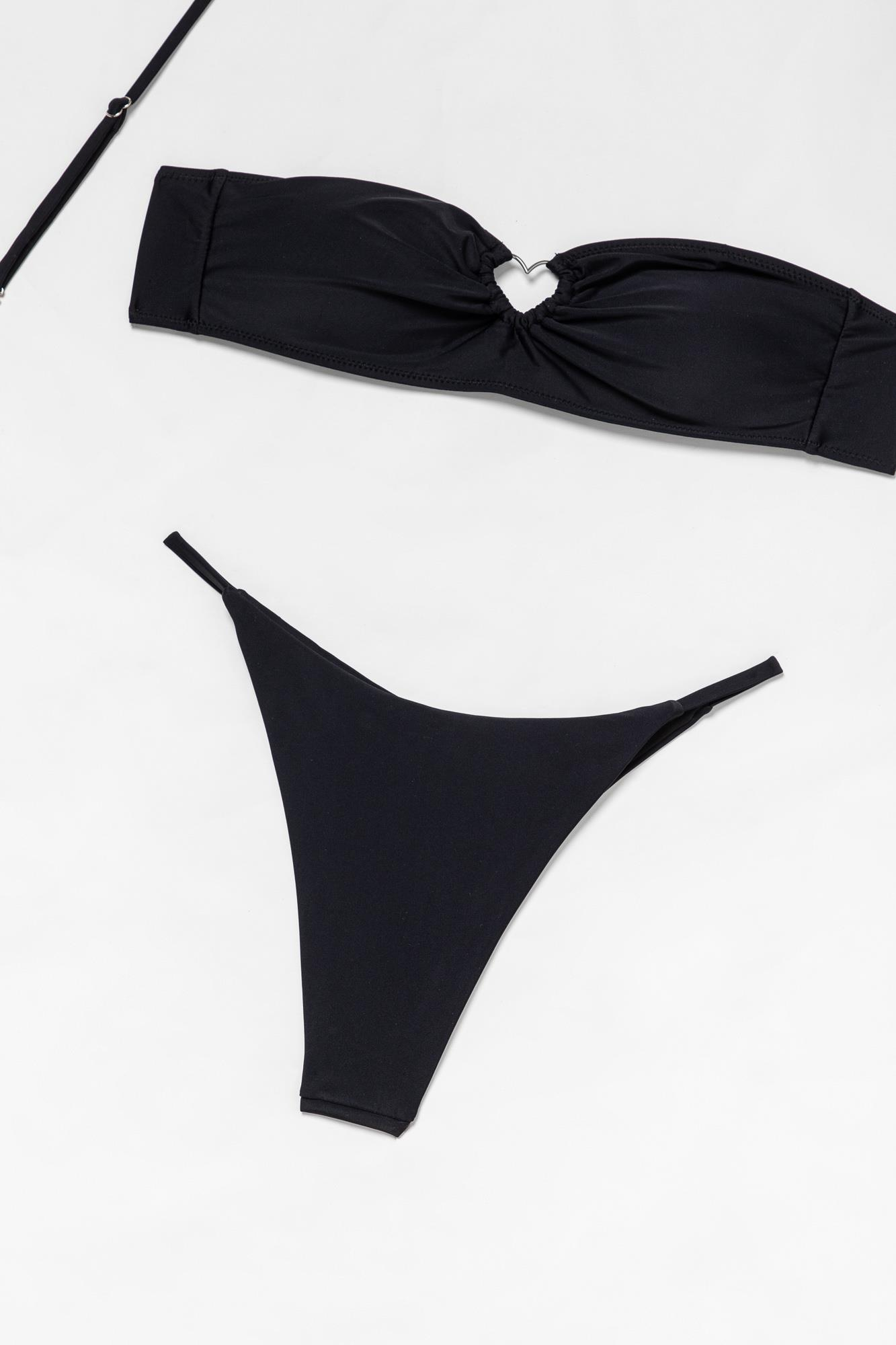 Μαγιό Μπικίνι Strapless με Καρδιά