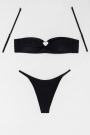 Μαγιό Μπικίνι Strapless με Καρδιά