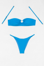 Μαγιό Μπικίνι Strapless με Καρδιά