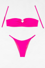 Μαγιό Μπικίνι Strapless με Καρδιά