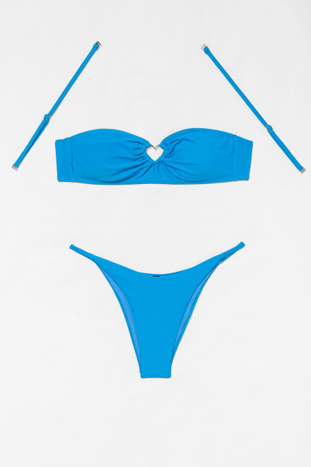 Μαγιό Μπικίνι Strapless με Καρδιά