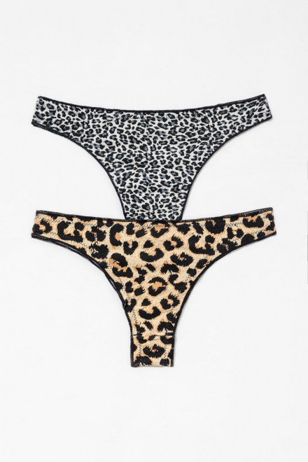 Κυλοτάκια Σετ Animal Print 2τμχ